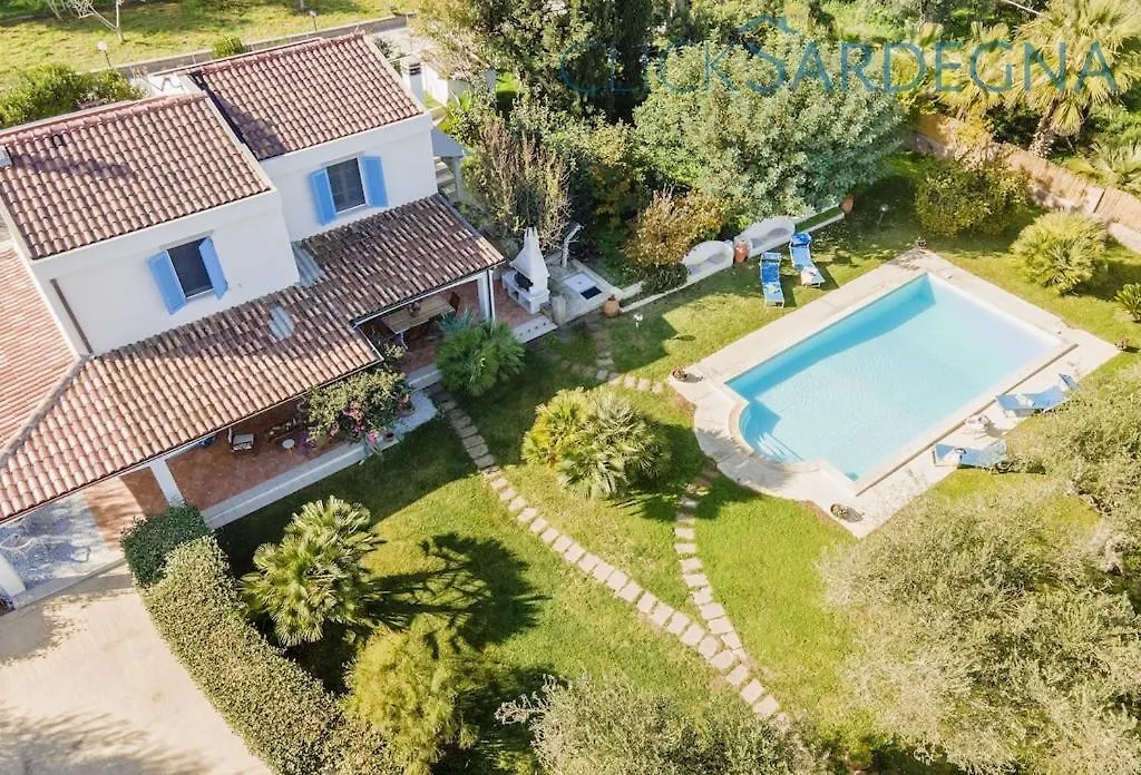 Alghero Villa Josephine Con Piscina E Parco Per 8 Ospiti